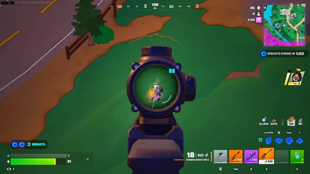 Fortnite ESP Wallhack Cheat Setup for Ranked — Fortnite cheat gameplay screenshot